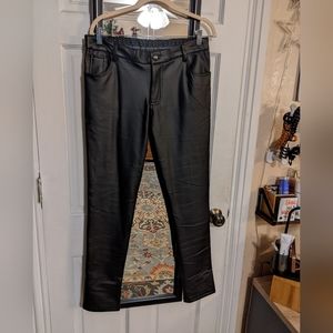 LXE men's faux leather pants